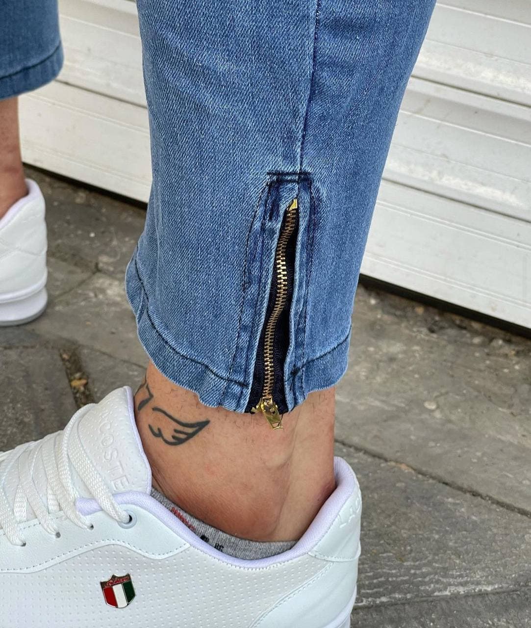 شلوارجین دمپا زیپ